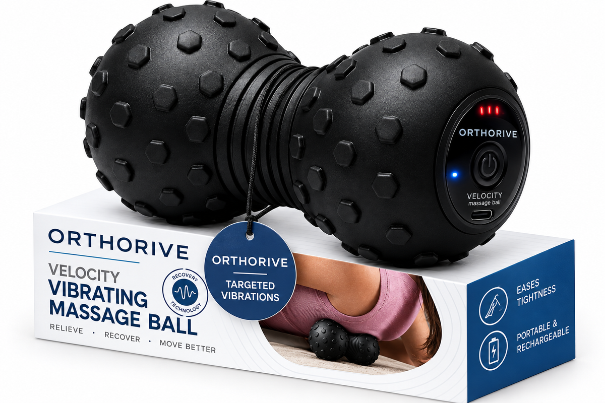 Portable Massager for Back, Neck, and Feet - VibeRelief™ 3 in 1 Orthorive