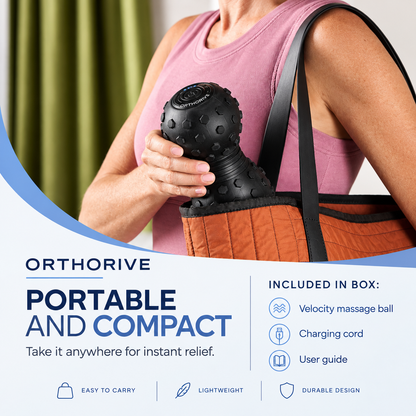 Portable Massager for Back, Neck, and Feet - VibeRelief™ 3 in 1 Orthorive
