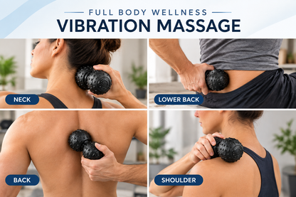 Portable Massager for Back, Neck, and Feet - VibeRelief™ 3 in 1 Orthorive
