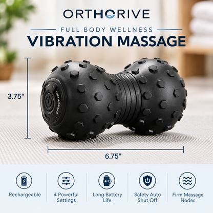 Portable Massager for Back, Neck, and Feet - VibeRelief™ 3 in 1 Orthorive