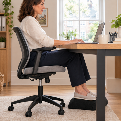 DeskEase - Memory Foam Under Desk Footrest Orthorive